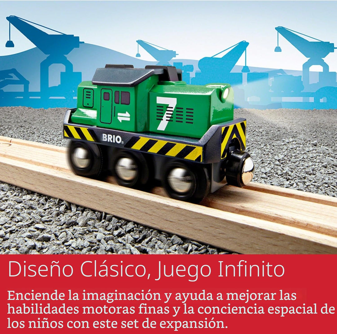 Locomotora BRIO de carga a batería