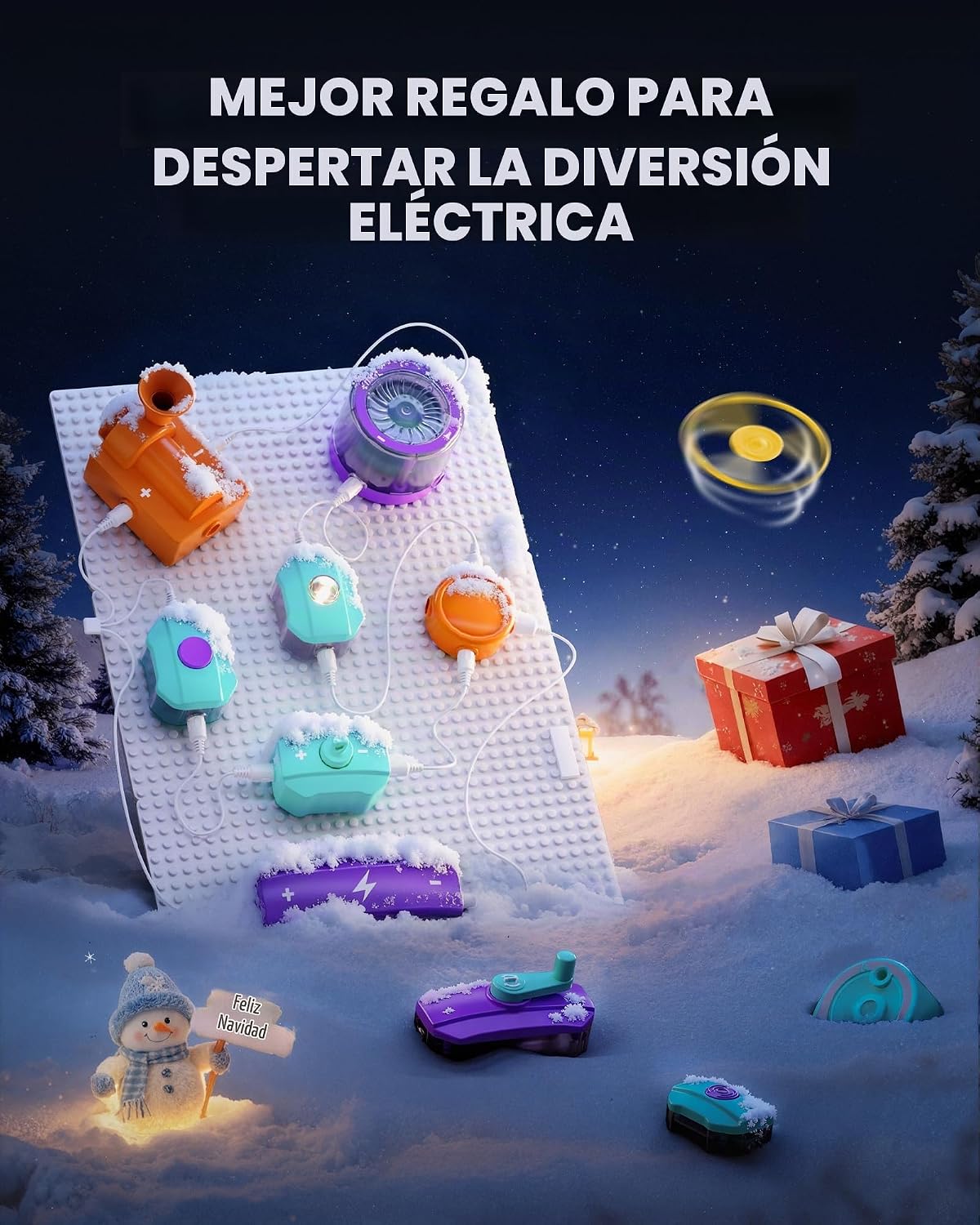 Kits de Ciencia para Niños de 5-7 y 8-12 años, Más de 450 Proyectos, 45 Piezas de Circuito