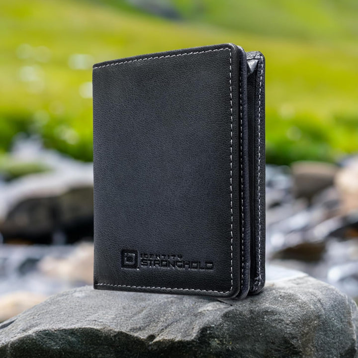 Cartera ID Stronghold - Billetera plegable con bloqueo RFID para ho...