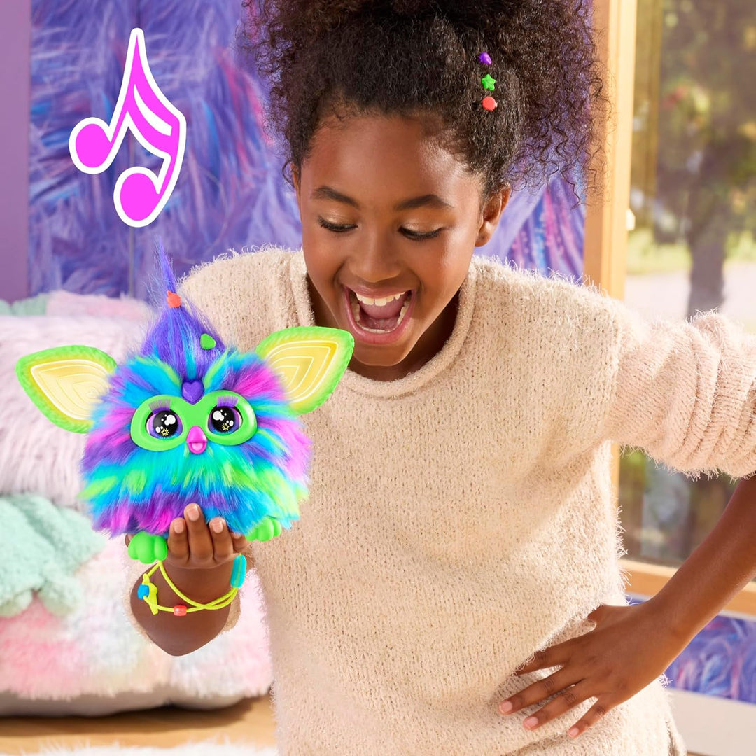 Furby Galaxy brilla en la oscuridad 15 accesorios de moda