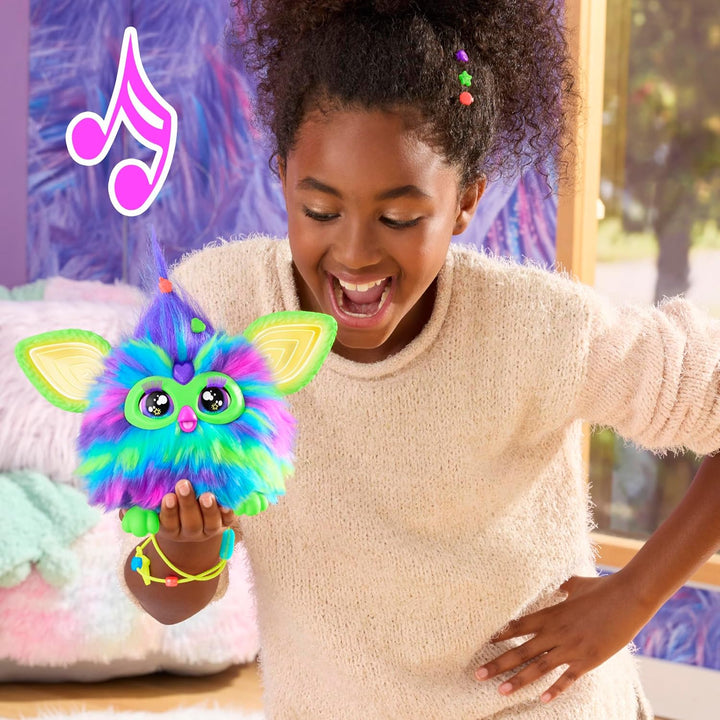Furby Galaxy brilla en la oscuridad 15 accesorios de moda