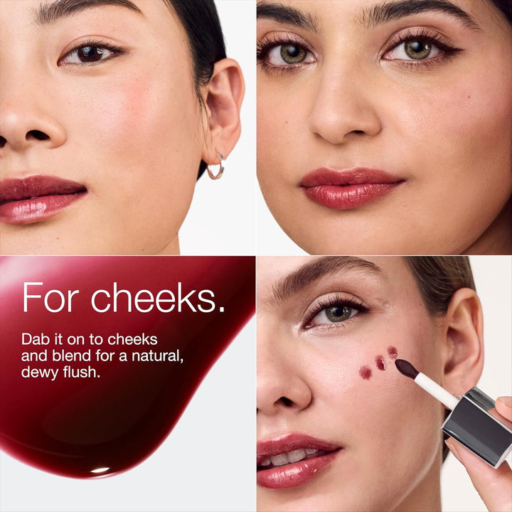 Clinique Pop Lip + Aceite para Mejillas en 3 Tonos Icónicos en Blac...