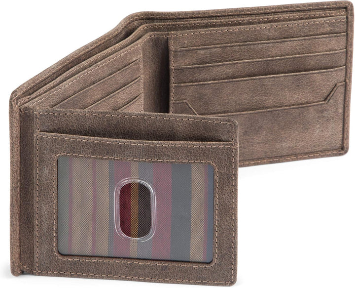 BULL GUARD RFID - Cartera de cuero plegable para hombre con 2 venta...