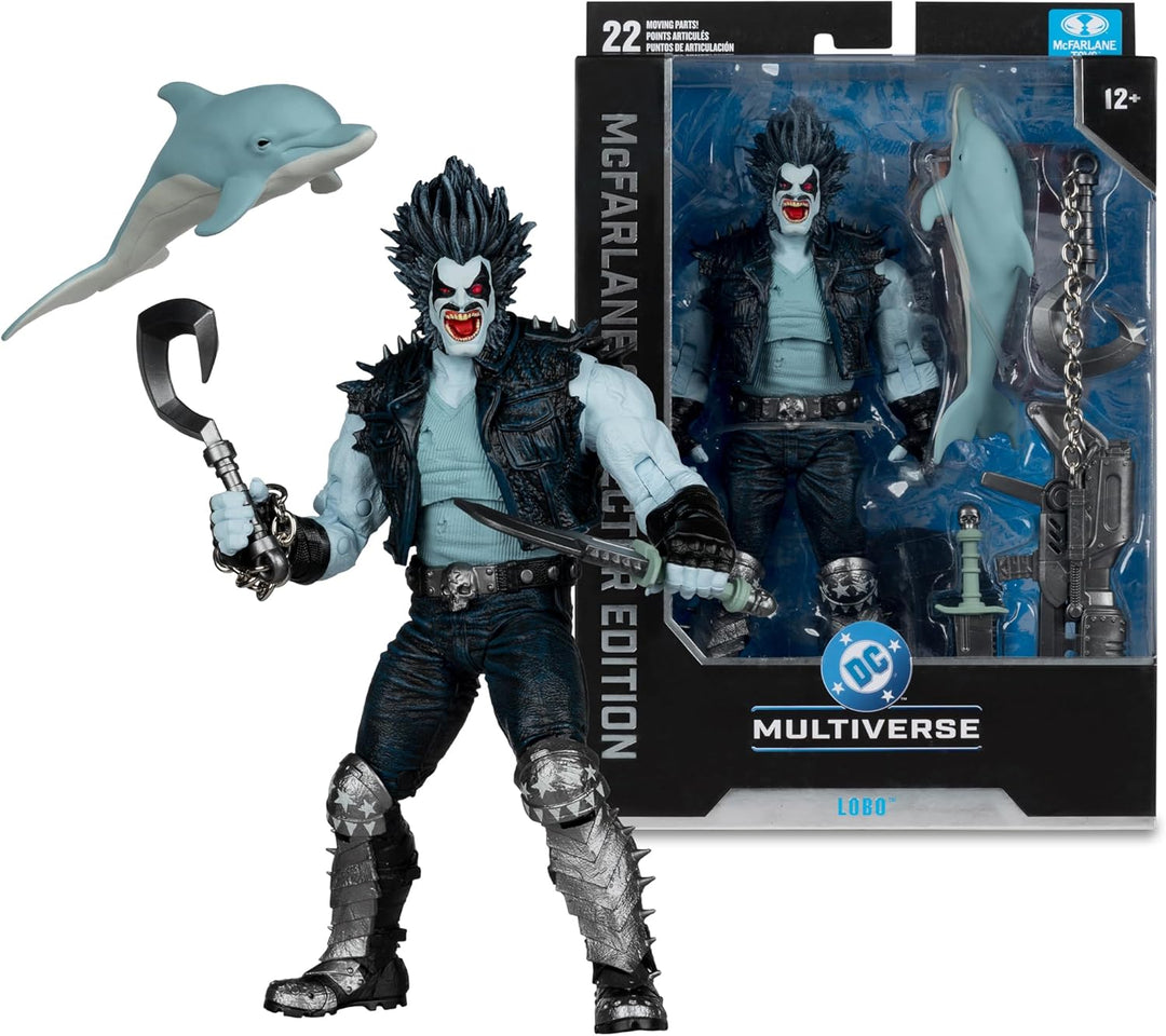 McFarlane Toys - DC Multiverse Lobo (DC Classic) Figura de acción d...
