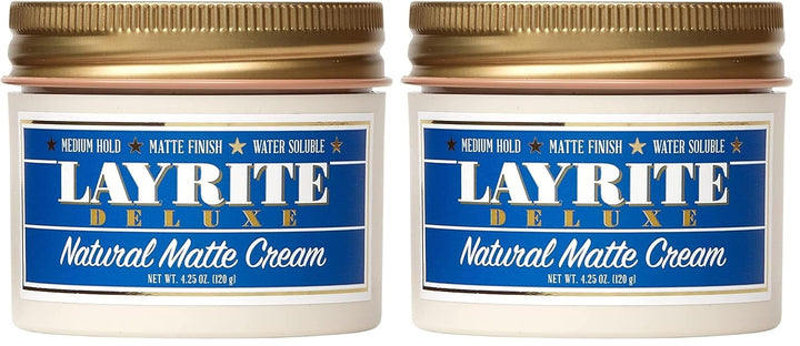 Layrite Crema mate natural, básica, blanca, soda de crema suave, 4....