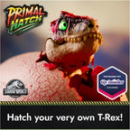 Primal Hatch Jurassic World Interactive T-Rex Toy Dinosaur Egg