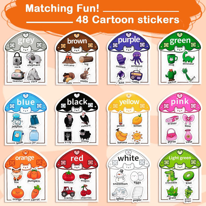 NAHSHON Montessori Busy Book - Juguetes de clasificación