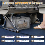 Petsfit Transportador de aerolíneas para gatos pequeños, colocación bidireccional, hasta 9 lb