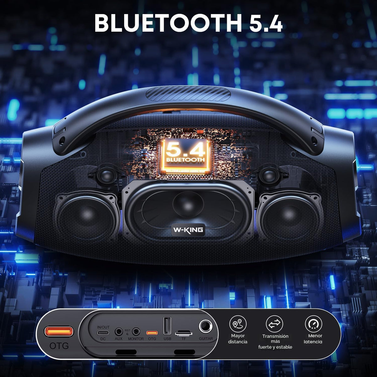 330W DE PICO Caja de Sonido Más Fuerte, Subwoofer de 7.5"\/2.1C...