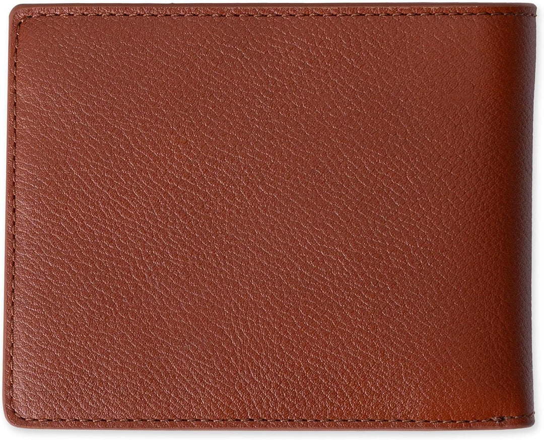 Cartera de cuero RFID para hombre de Cole Haan, plegable diaria
