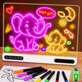 Tablero de dibujo LED recargable para niños: 20 horas de duración de la