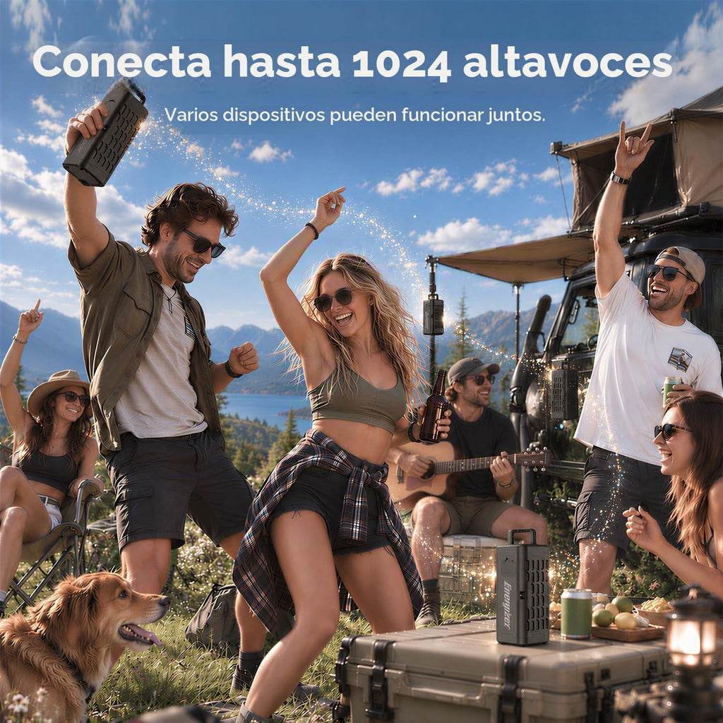 Energizer Altavoz Bluetooth portátil, magnético rugoso, impermeable