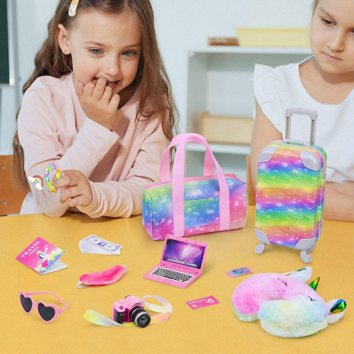 K.T. Fancy Juego de 23 piezas de accesorios para muñecas americanas...