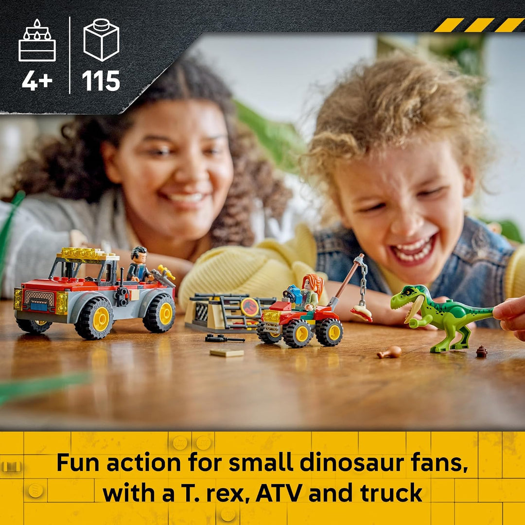 LEGO Jurassic World Camión de Transporte Joven T.rex 77978 | Juguet...