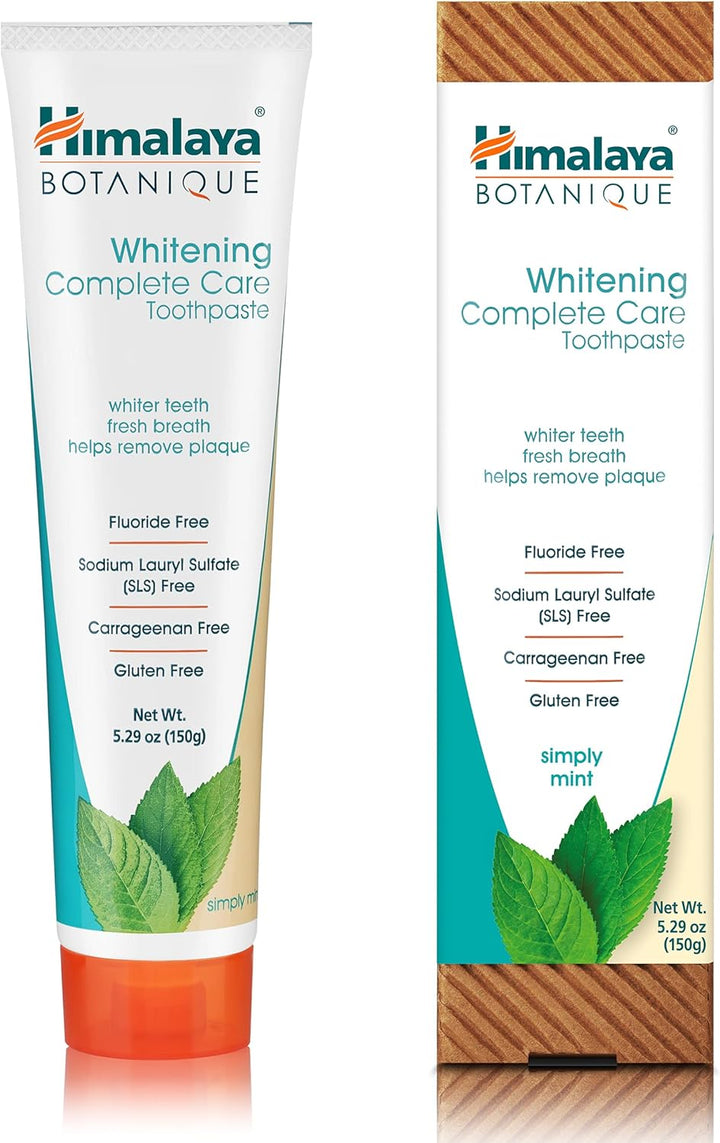 Himalaya Botanique Pasta dental blanqueadora de cuidado completo, b...