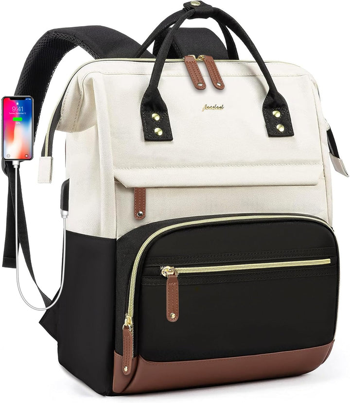 Focdod - Mochila para mujer, compatible con laptop de 15.6 pulgadas...