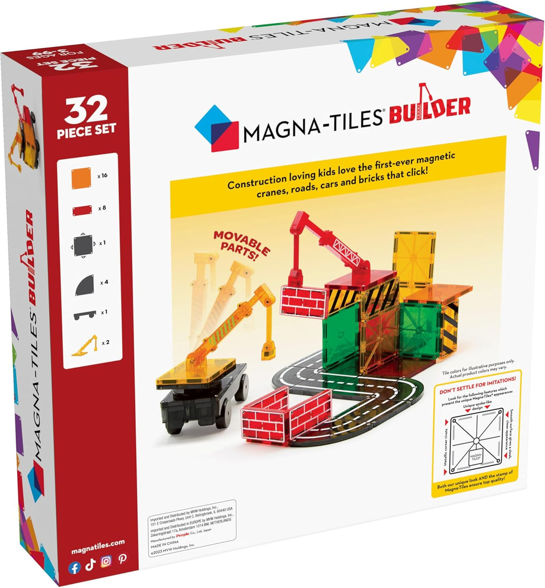 Magna-Tiles Constructor 32 piezas magnéticas de construcción