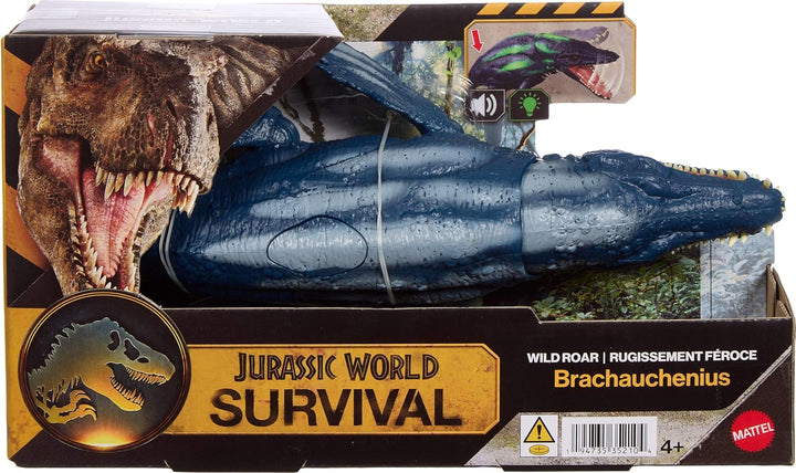 Mattel Figura de acción de dinosaurio Jurassic World Wild Roar Brac...