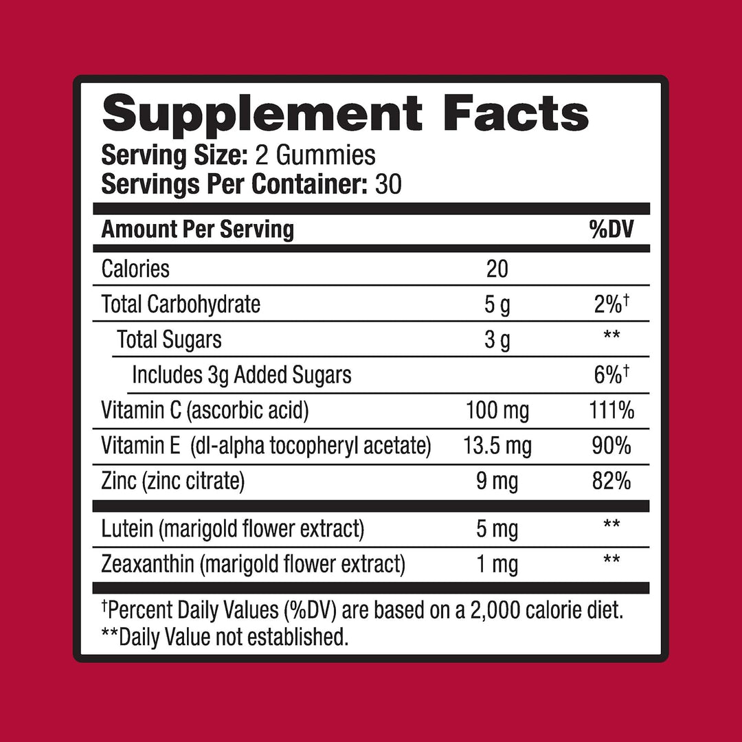 Comprimidos de suplemento vitamínico y mineral para ojos Bausch &am...