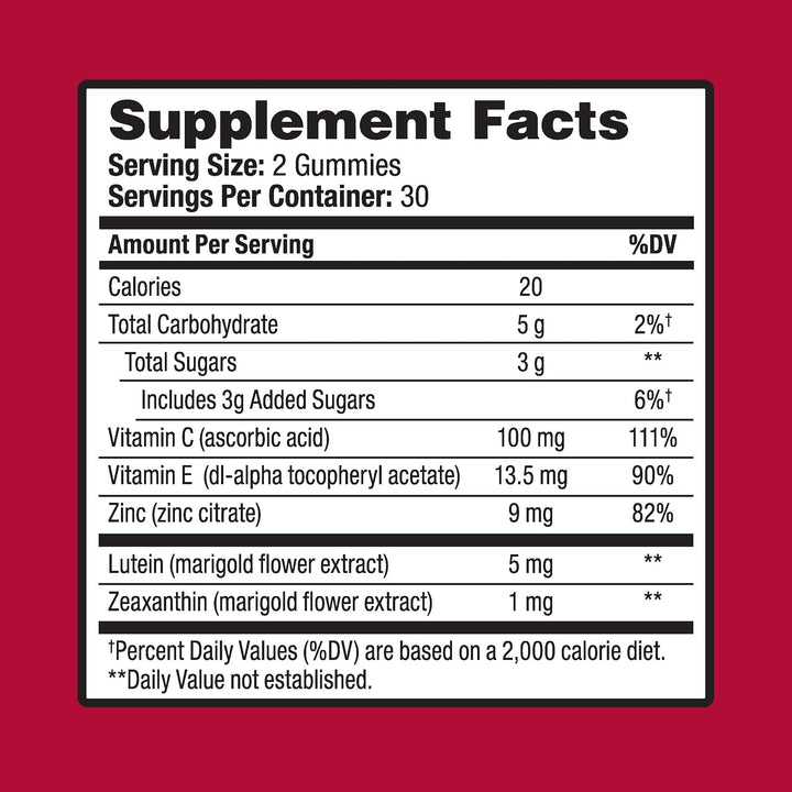 Comprimidos de suplemento vitamínico y mineral para ojos Bausch &am...