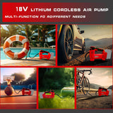 Nichilas Inflador de neumáticos compatible con batería Milwaukee M1...