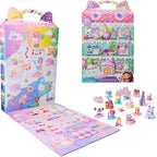 Calendario de Adviento de Gabby's Dollhouse: La Película 2025, Lindas Sorpresas de Invierno, 24 Juguetes Sorpresa con Figura de Gabby, Amigos Gatos y Accesorios, para Niños a Partir de 3 Años