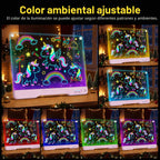 Tablero de dibujo LED de 17 pulgadas para niños, regalo de cumpleaños para