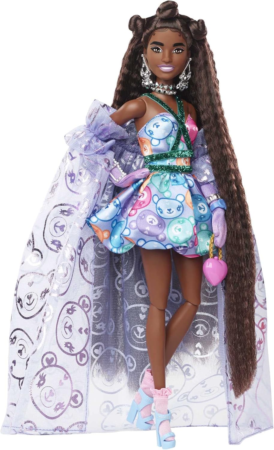 Barbie Muñeca y accesorios de moda extra elegantes vestidos con un...