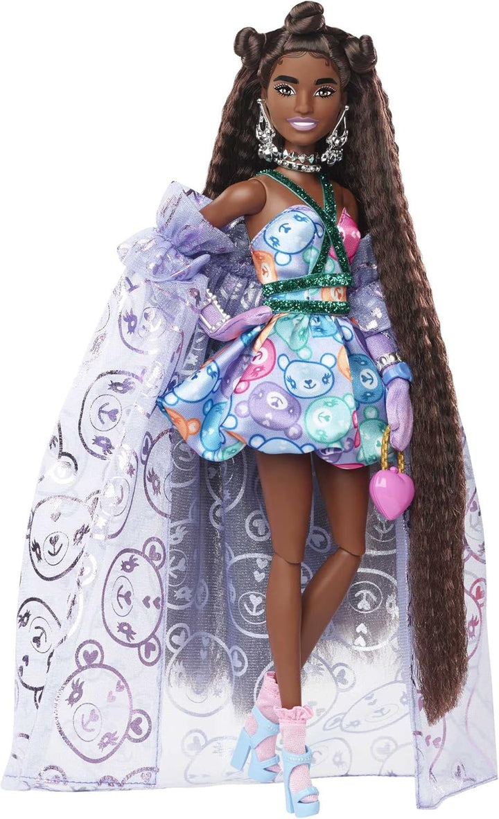 Barbie Muñeca y accesorios de moda extra elegantes vestidos con un...