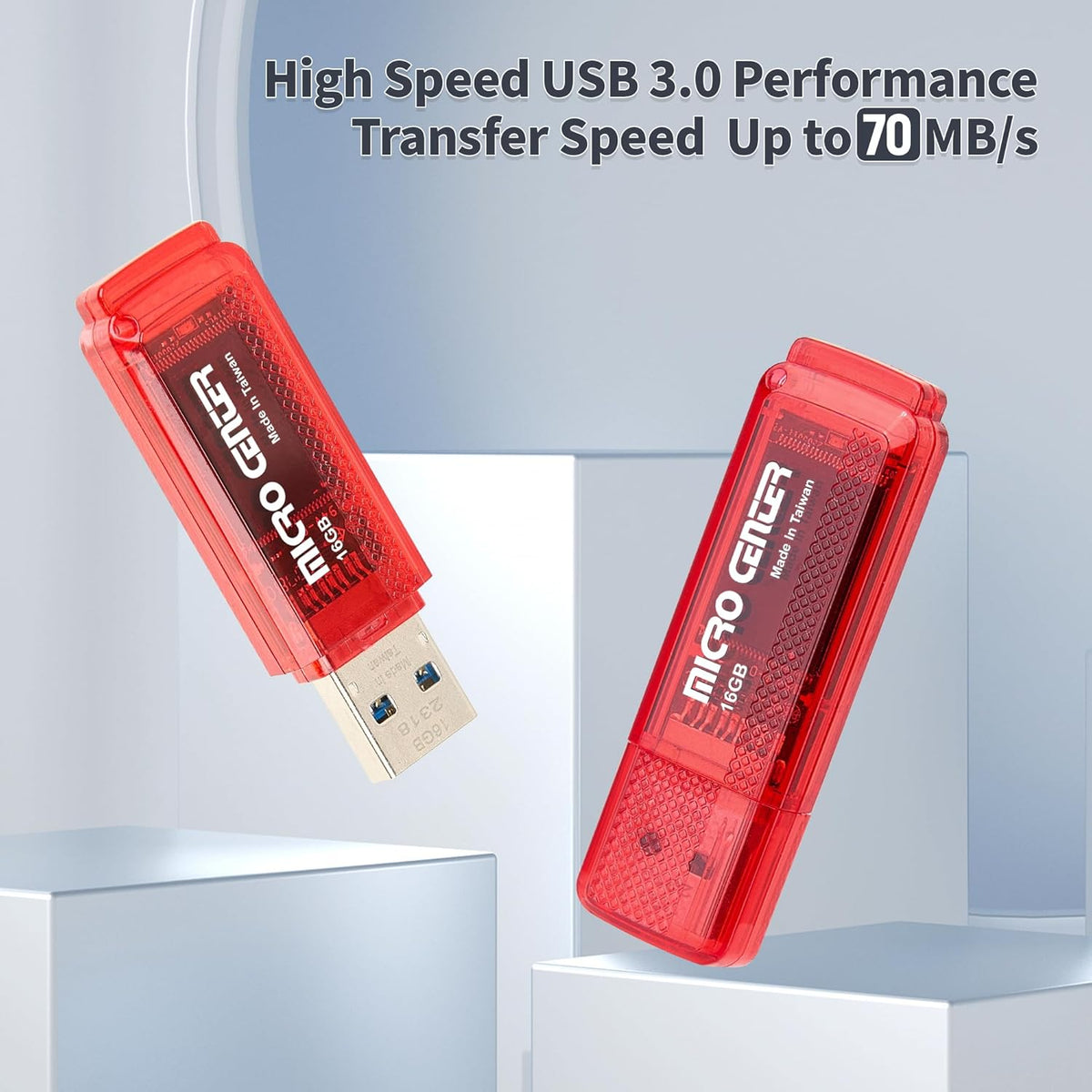 INLAND Micro Center Super Speed - Paquete de 5 unidades flash USB 3...