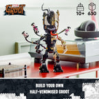 LEGO Marvel Groot Venenizado 76249 Juguete Transformable de Marvel para Jugar y Mostrar, Figura de Acción de Marvel Construible para Fans de la Película Guardianes de la Galaxia, Regalo de Cumpleaños