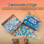 Rompecabezas de Dinos del Mundo de 19 x 13 pulgadas para niños