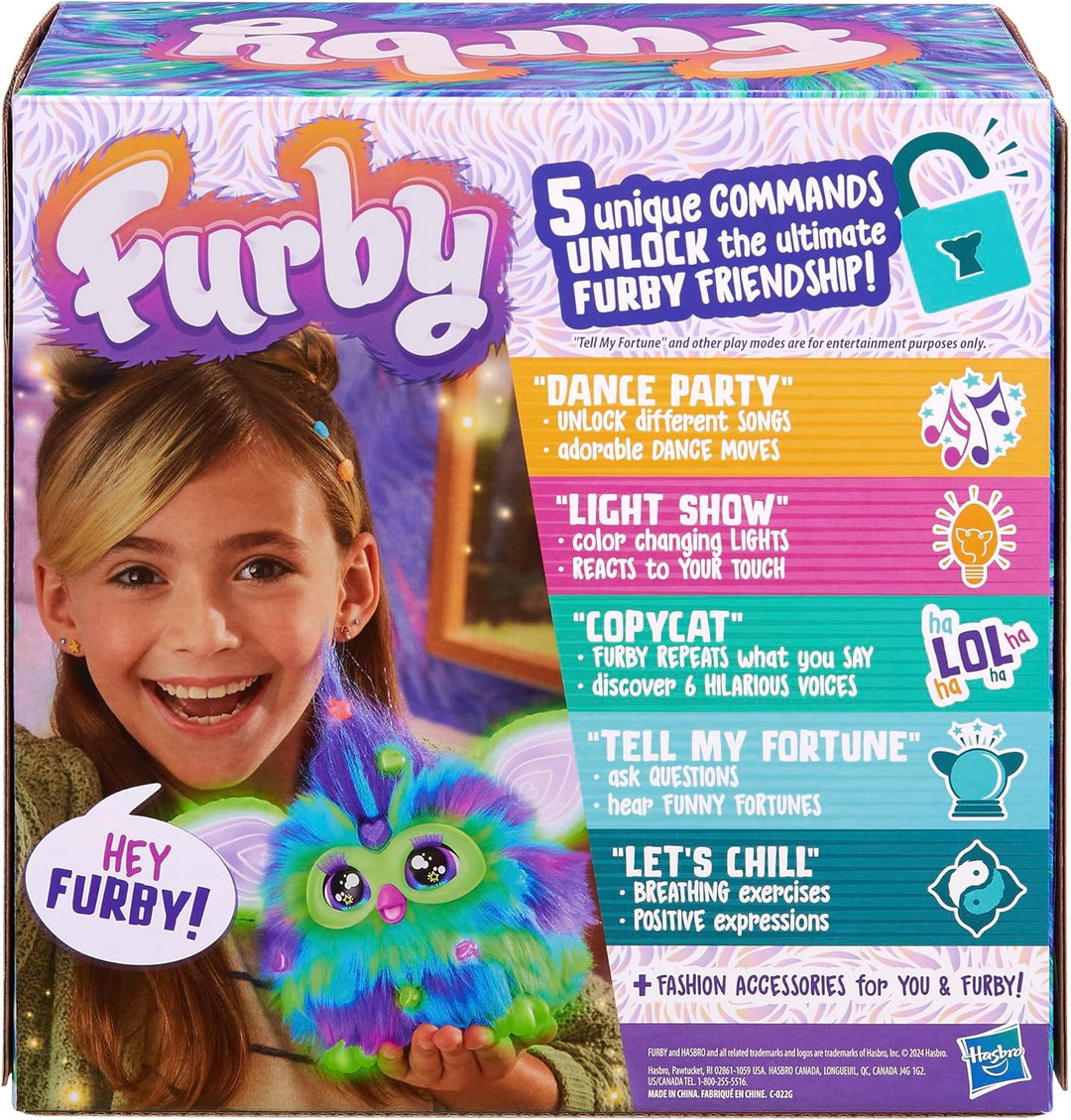 Furby Galaxy brilla en la oscuridad 15 accesorios de moda