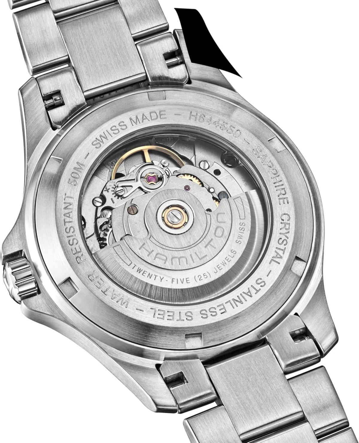 Hamilton Khaki Field King Reloj automático para hombre, caja de acero