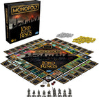 Juego de mesa Hasbro Gaming Monopoly: The Lord of The Rings Edition inspirado en la trilogía de la película, juega como miembro de The Fellowship, a partir de 8 años (exclusivo de Amazon)
