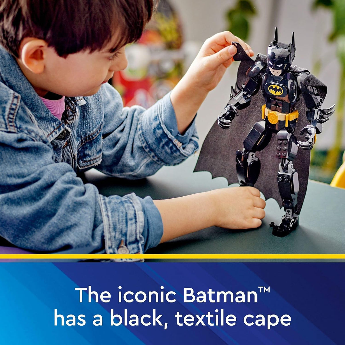 LEGO DC Batman 76259 Figura de acción de DC para construir, juguete de DC totalmente articulado para jugar y exhibir con capa y detalles auténticos de la película Batman Returns, juguete de Batman para niños de 8 años
