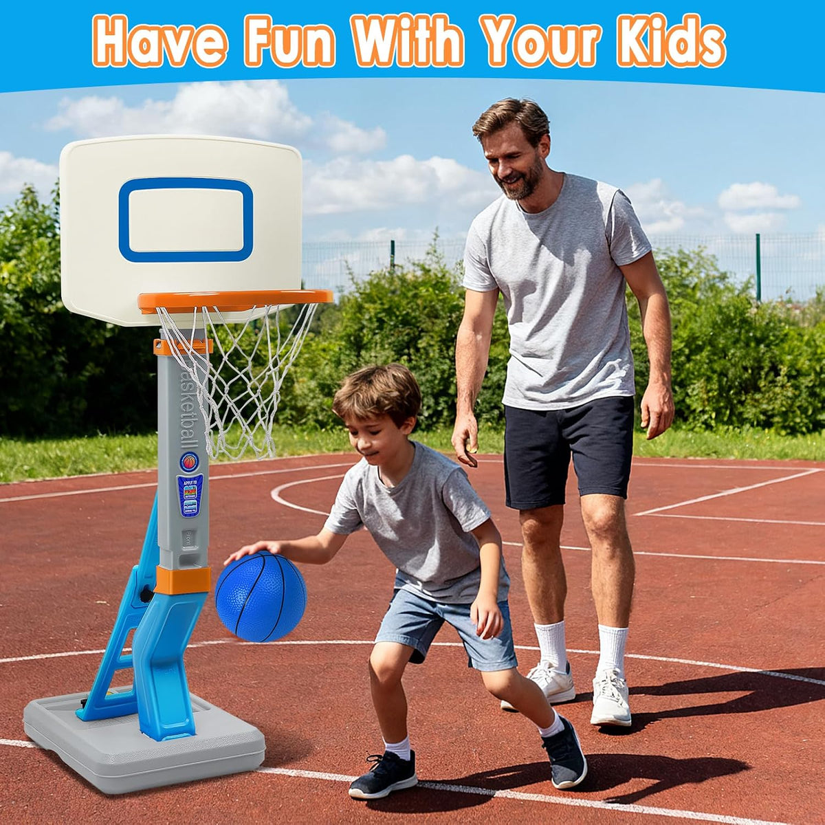 Juego de aro de baloncesto para niños pequeños, aro de baloncesto ajustable
