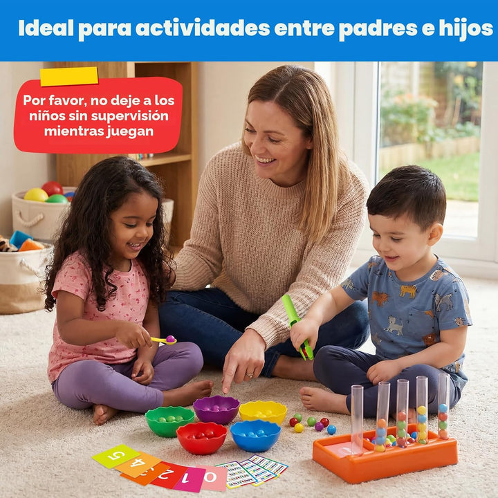 Aizweb Juguetes de conteo y clasificación de colores para niños peq...