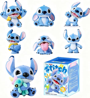 MINISO Disney Lilo &amp; Stitch - Figura de peluche flocada, caja s...