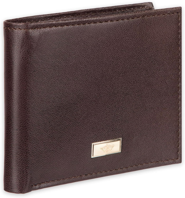 Dockers Mens piel Capacidad extra Slimfold Bifold Wallet