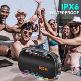 BSZHI Altavoz Bluetooth de 80 W (máximo de 120 W) Fuerte, Altavoces...