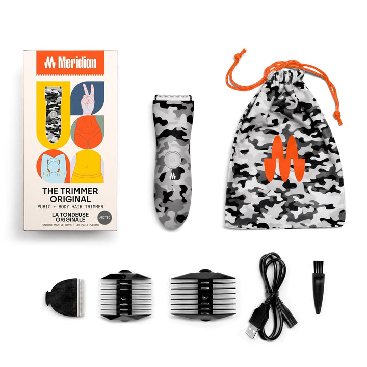 MERIDIAN The Trimmer Original - Recortadora de vello corporal para...
