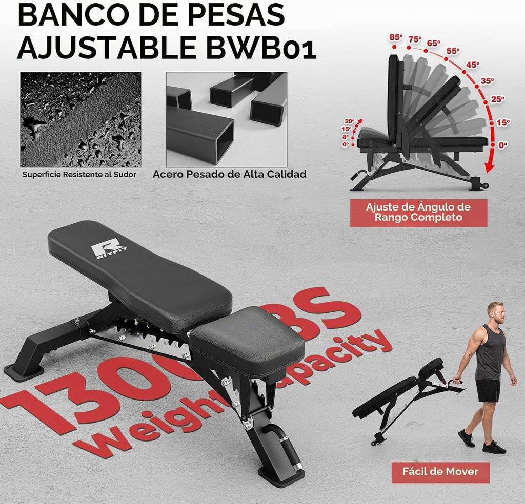 RitFit M1 Pro Smith Máquina Cable Crossover Power Cage Gimnasio en Casa