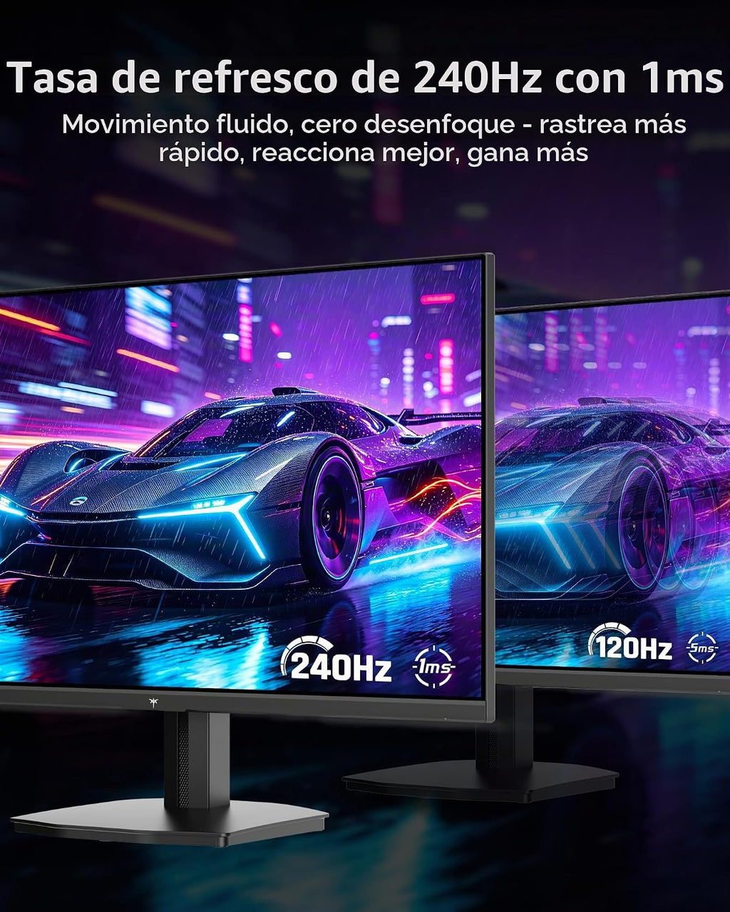 KTC Monitor para juegos 24.5 pulgadas 240Hz, Monitor de computadora FHD Fast IPS, H25T7-A