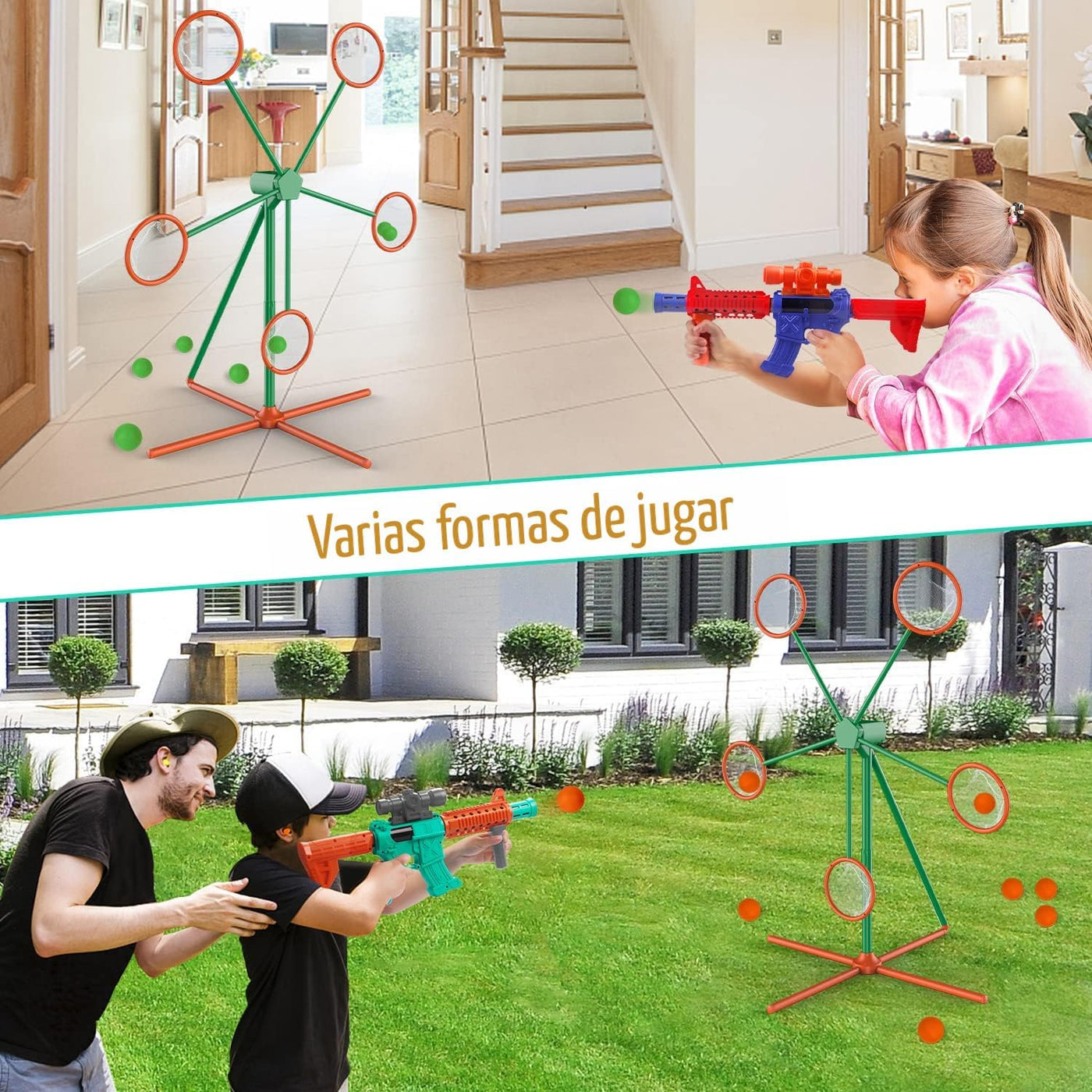 Marlrin Juegos de disparos para niños de 5 6 7 8 9 y 10