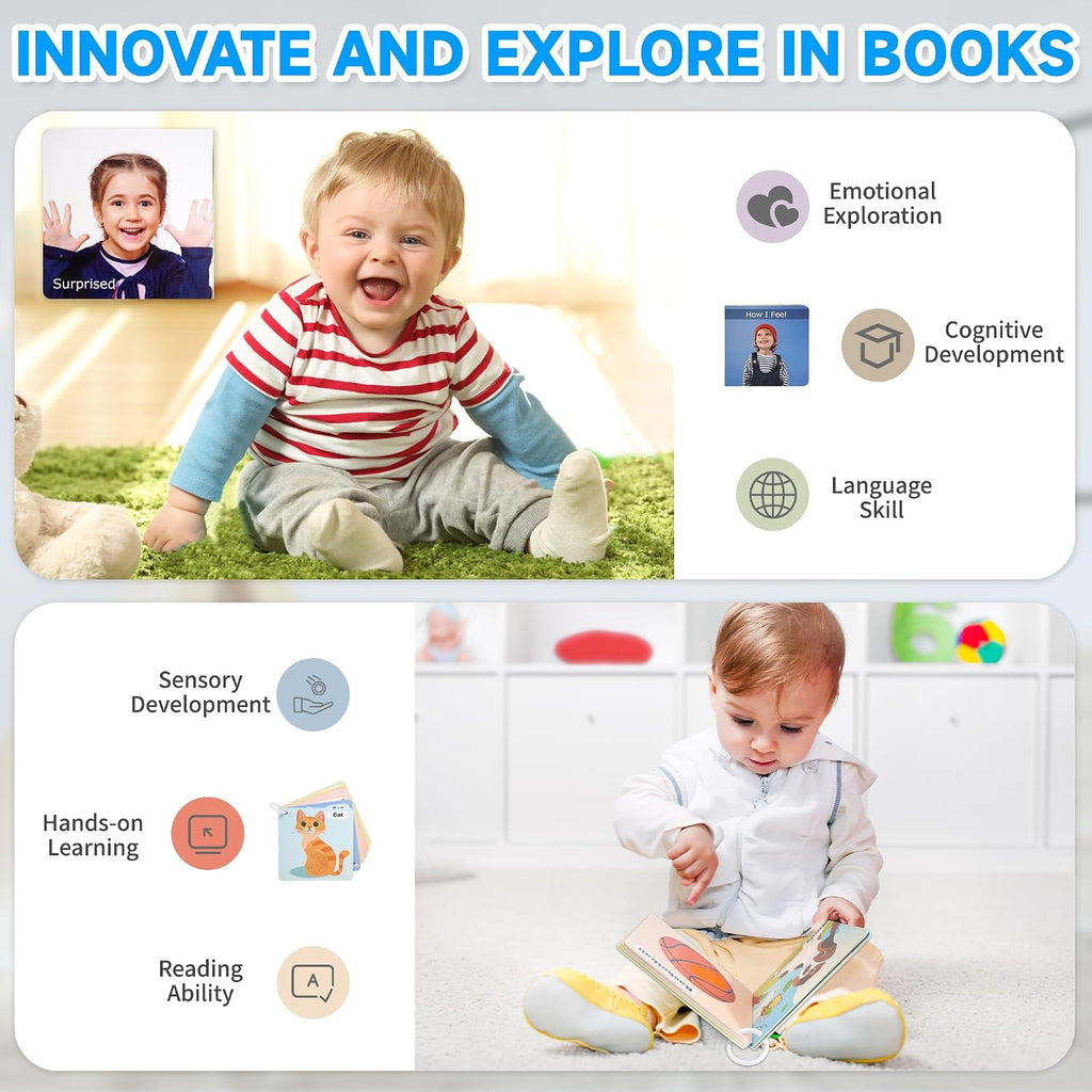 WOODMAM Montessori Toys para Babies 7-12 Months, 9 en 1 Educational Play Kit
