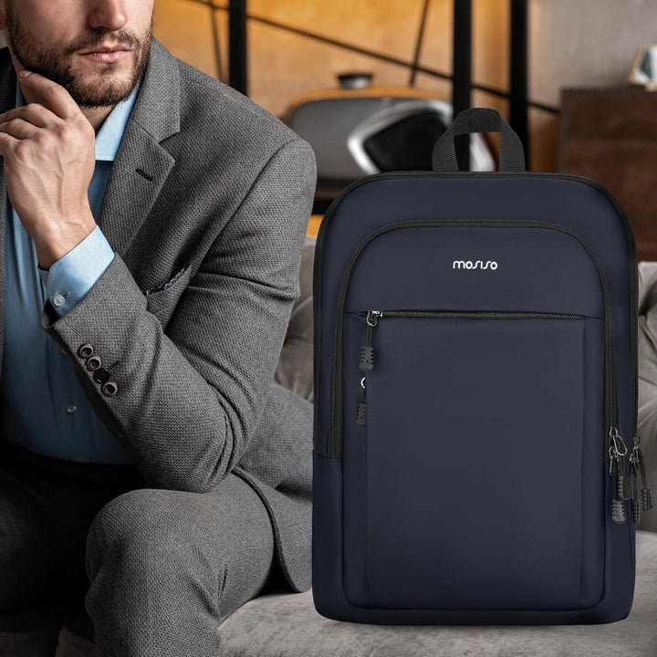 MOSISO Mochila para laptop para hombre, delgada, ligera, compacta,...