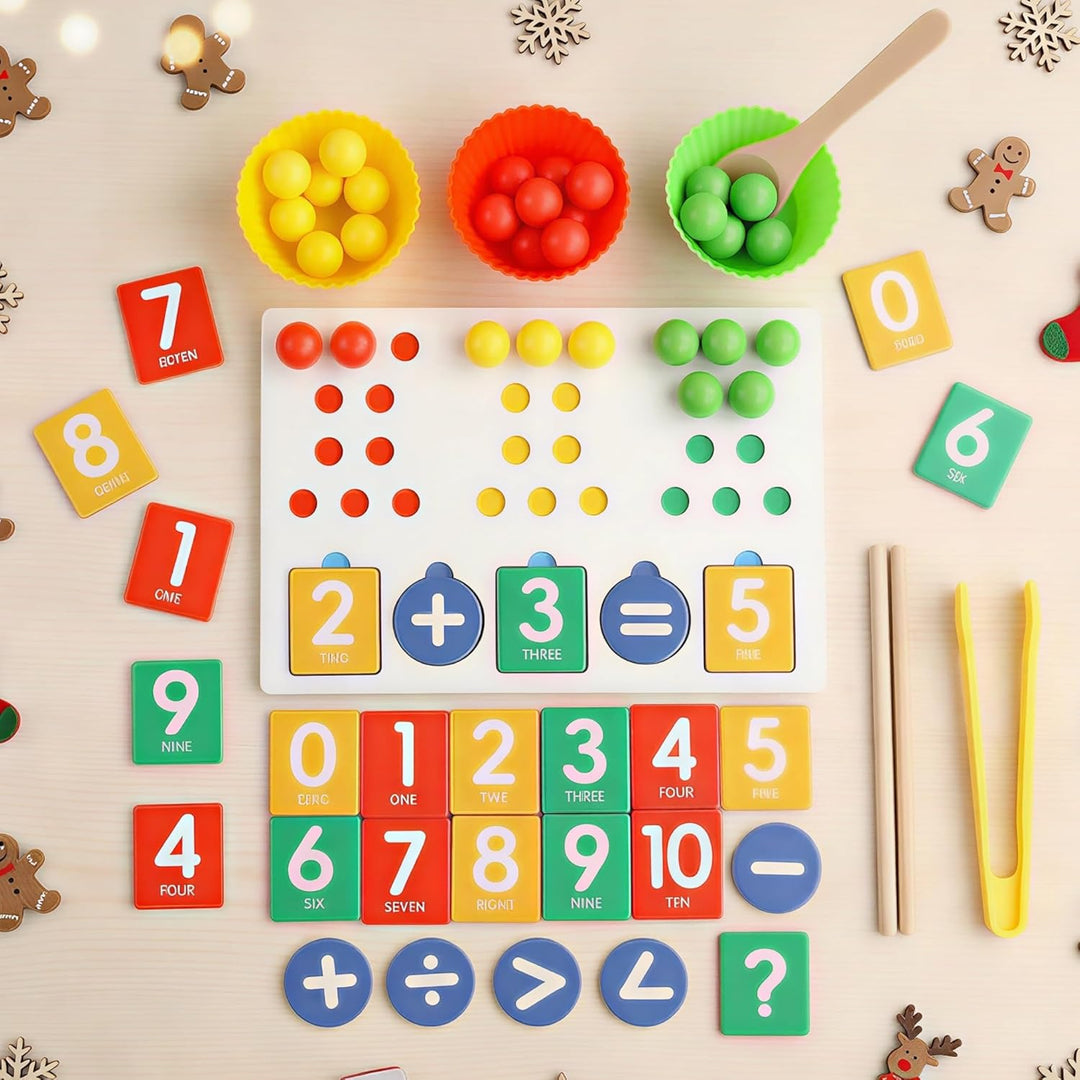 Montessori - Juguetes educativos de madera para niños