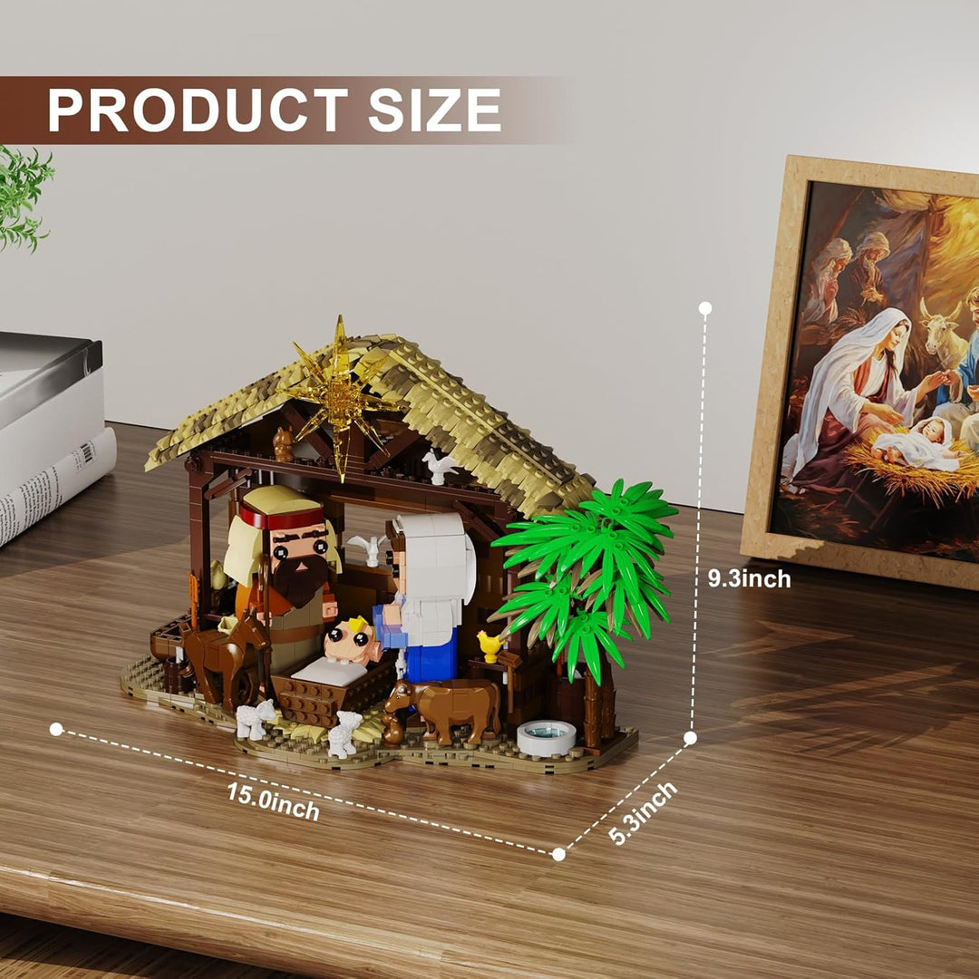 Jesus Building Block Set The Nativity SetCompatible