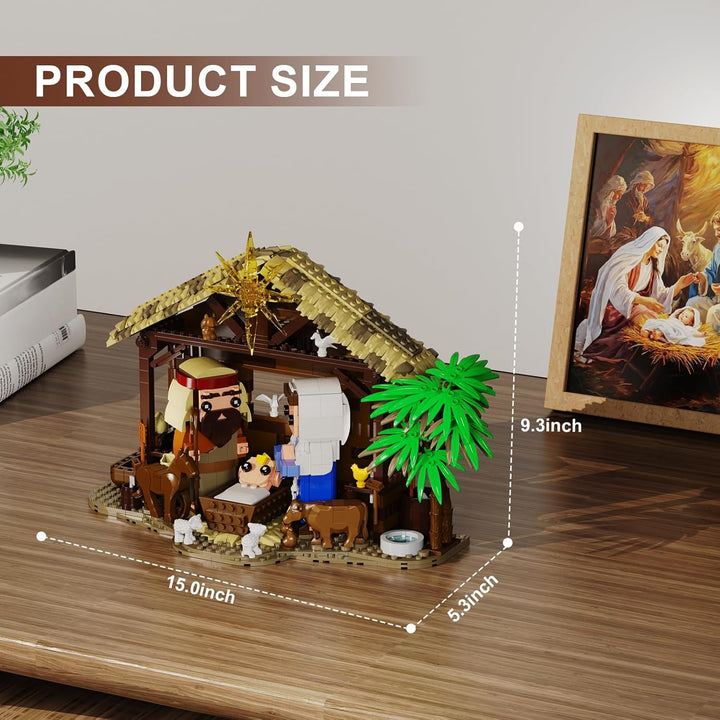 Jesus Building Block Set The Nativity SetCompatible